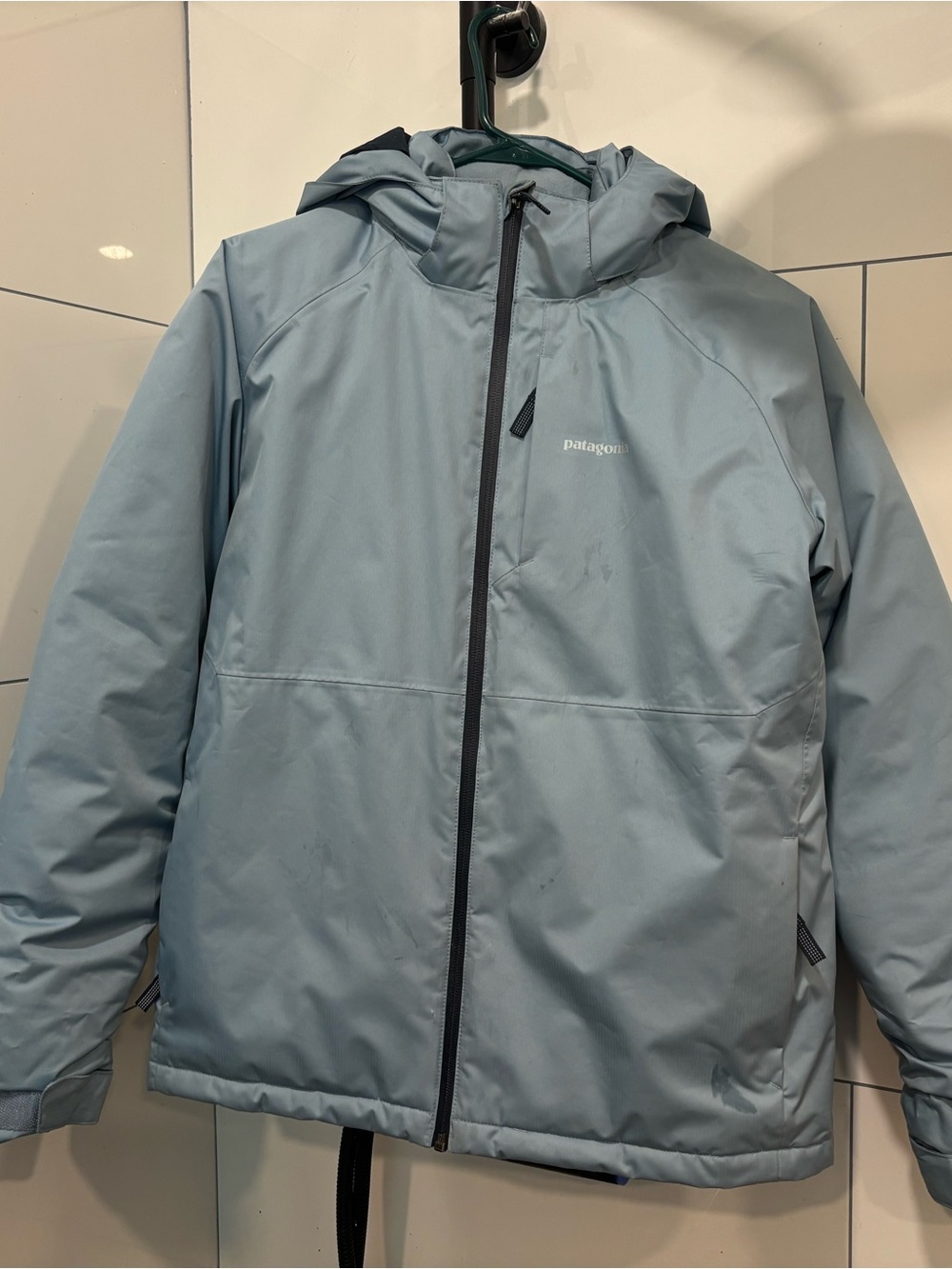 Patagonia Men's Pale Blue powdertown Jacket